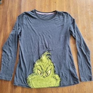 The Grinch Always Naughty Long Sleeve Tshirt - Size Small